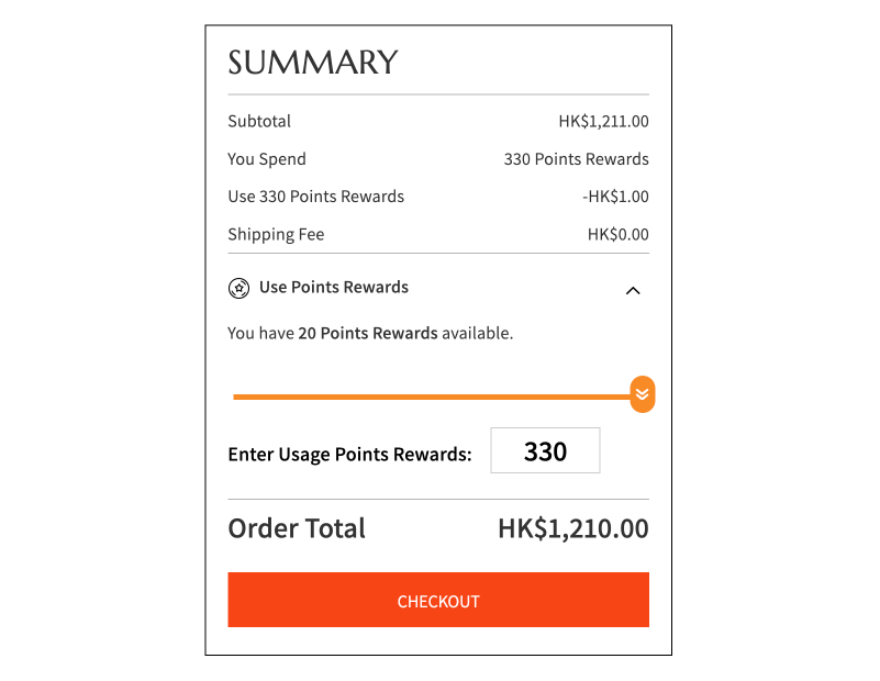 Loyalty Program and Point Redemption